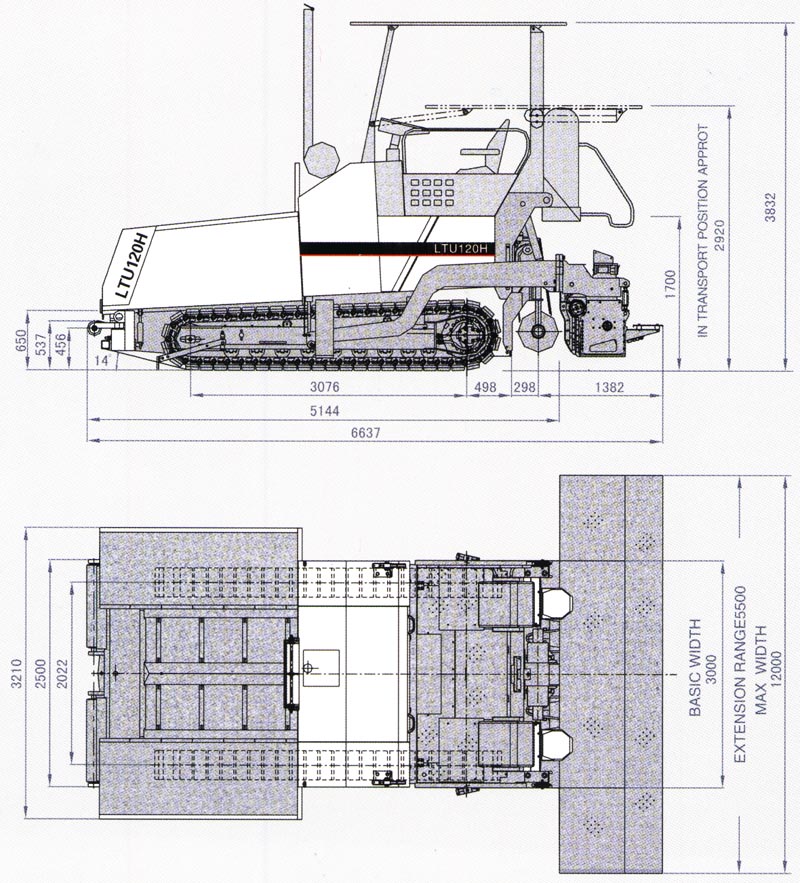 LTU120H Paver