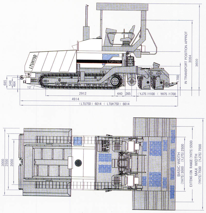 LTU75D/LTUH75D Paver