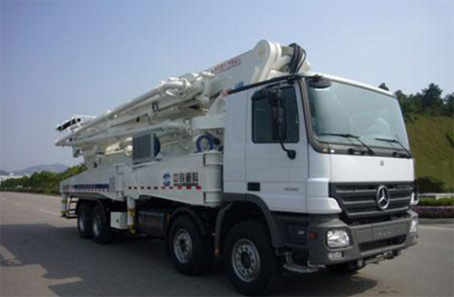 Truck-mounted Concrete Pump IS MADE IN YANCHENG GOLDHORSE CONSTRUCTION MACHINERY CO.,LTD.